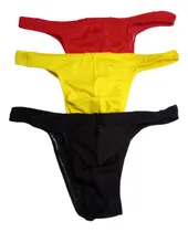 Comprar 3 Bikinis Tipo Cachetero Para Hombre Tipo Licra Con Forro 