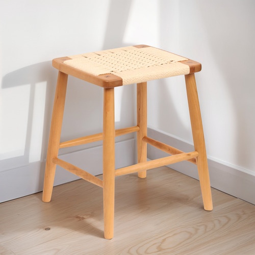 Ooksen Taburete De Comedor Taburete De Bar De Madera Sin