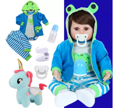 Muñecos Bebé Reborn Con Accesorios 100% Silicona  / Oferta 