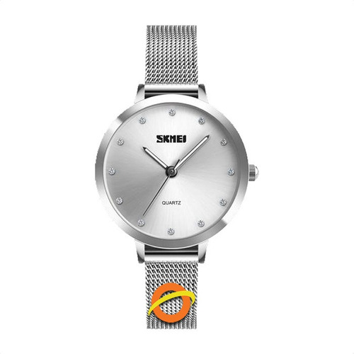 Reloj Skmei Analogico Acero Inoxidable Dama 1129