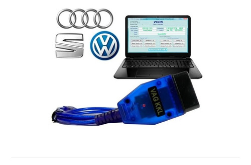 Imagem 1 de 2 de Scanner Automotivo Vagcom Obd2 Vag Seat Vw Audi Vcds Lite