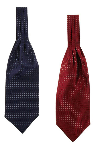 2 Piezas Hombres Formal Jacquard Auto Ascot