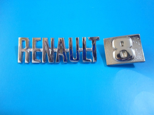 Emblema Renault 8 Clasico