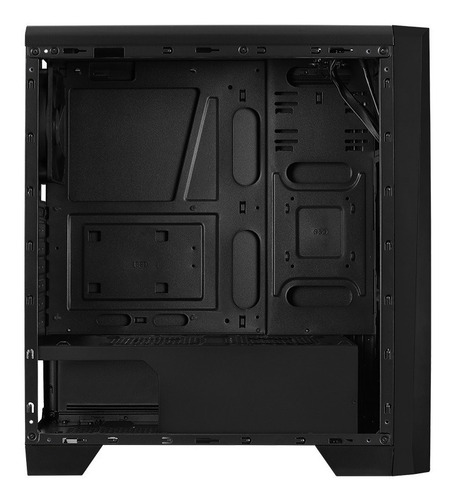 Gabinete Gamer Aerocool Cylon Tg Negro Rgb Cristal Templado