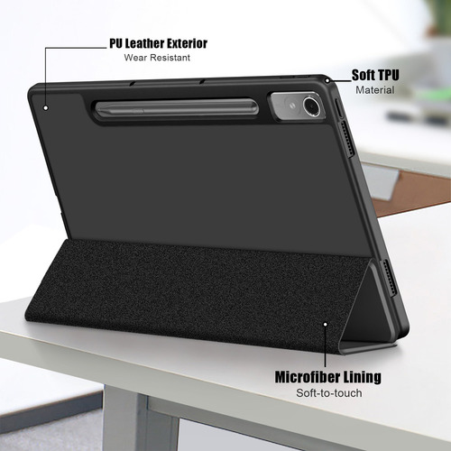Capa De Tablet Para Lenovo Tab P12, Capa Inteligente Flip De