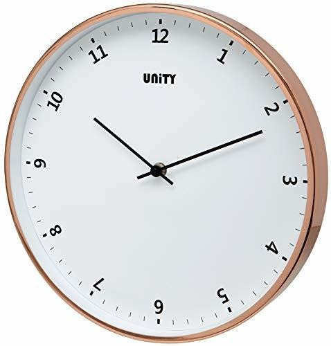Unity Plymouth Relojes De Pared Modernos De Oro Rosa Con Esf