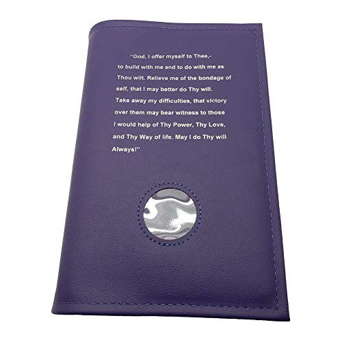 Alcoholics Anonymous Aa Purple Ochid Big Book Cover Wit...