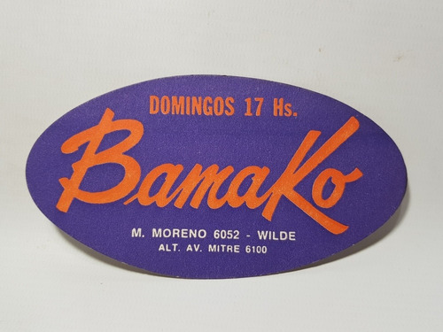 Imagen 3 de 10 de Antiguas Entradas 1970 Boliches Bamako, C. Castaña Mag 57914