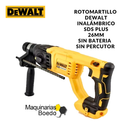 Rotomartillo Inalámbrico Sds Plus 26mm S/bat Dch133b Dewalt Amarillo/negro