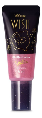 Brilho Labial Infantil Sophie Disney Wish 6ml Criança Botica