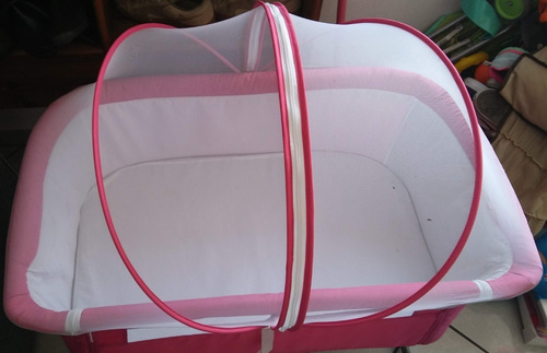 Cuna Colecho Prinsel Rosa Antireflujo (Usado)