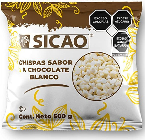 Chispas De Chocolate Blanco Sicao 500gr