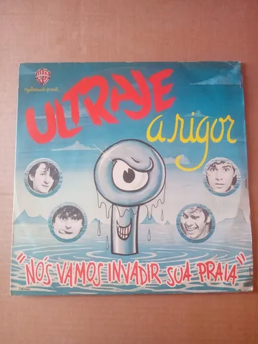 comprar Lp Ultraje A Rigor - Vamos Invadir Sua Praia 1985 Com Encart