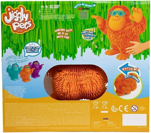 Imagen 3 de 4 de Peludito Tan Tan El Orangutan Bailarin Naranja Original
