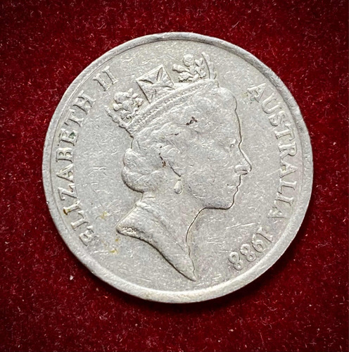 Moneda 10 Centavos Australia 1988 Km 81 Elizabeth 2