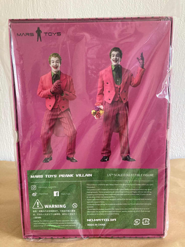 Joker Cesar Romero 1/6 Dc Batman Tv Series Hot Mars Toys