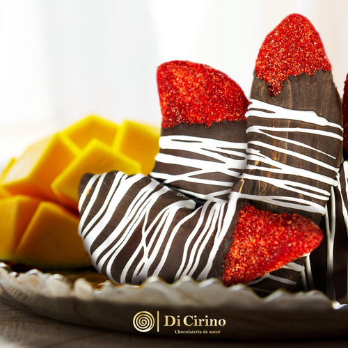 Mango Enchilado Cubierto De Chocolate 450 Gramos
