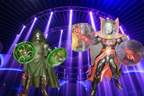 Marvel Legends Doctor Strange Dr Doom Efectos Magia
