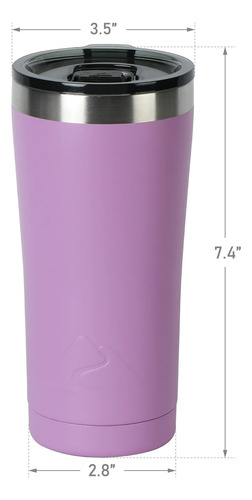 Thermo Vaso Ozark Trail 22 Oz - 650 Ml - Nuevo Lila Lila