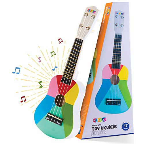 Ukelele De Guitarra Niños, 17 Pulgadas, 4 Cuerdas, Gui...