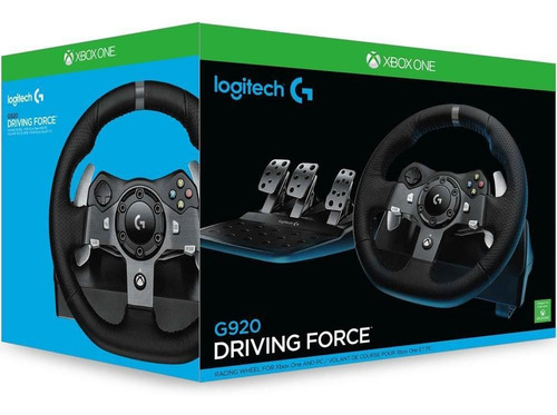 Volante Gamer Com Pedal G920 Driving Force Logitech Preto