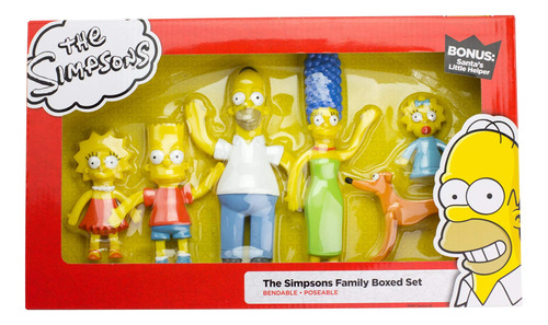 Nj Croce Simpsons Family - Figura De Acción En Caja, Color.