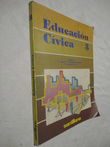 Educacion Civica 3 De  Sabsay Y Otros Santillana