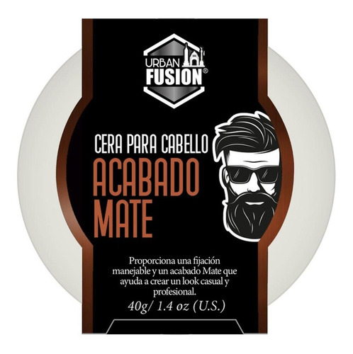 Urban Fusion Cera Para Cabello Con Acabado Mate 40gr