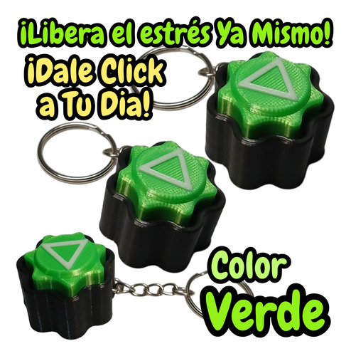 Gonggi Clicker Dados Llavero Squid Game Colección Juego Kpop Verde