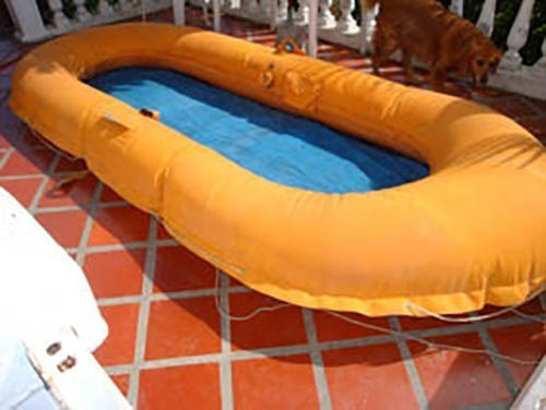 Bote Inflable Sin Remos, Con Inflador Manual