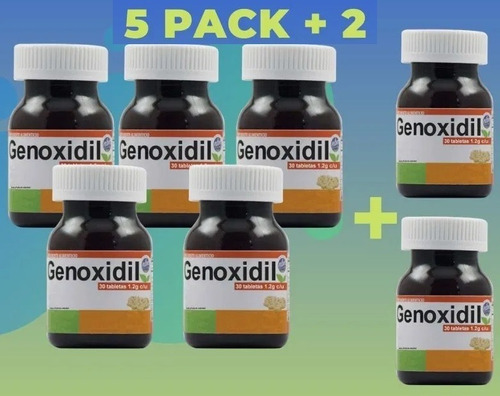 Genoxidil La Tableta Mas Completa Del Planeta Pack 05+02