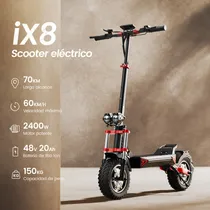 Comprar Scooter Eléctrico 2400W doble Motor 60km\u002Fh-velocidad 70km-autonomía Max Batería 48v\u002F20ah Patin Electrico Con Pantalla Plegable Adultos Sistemas De Doble Frenado Y Bolsa De Almacenamiento