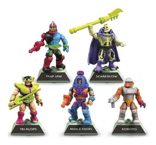 Mega Construx Masters Of The Universe Pro Builders 5 Pack (Usado)
