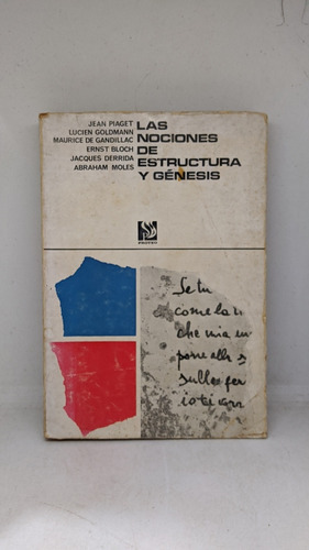 Las Nociones De Estructura Y Génesis / Jean Piaget 