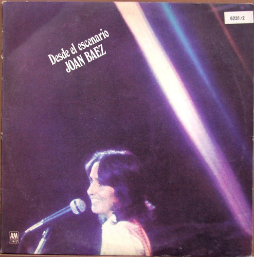 Joan Baez - Desde El Escenario - Doble Lp Año 1976