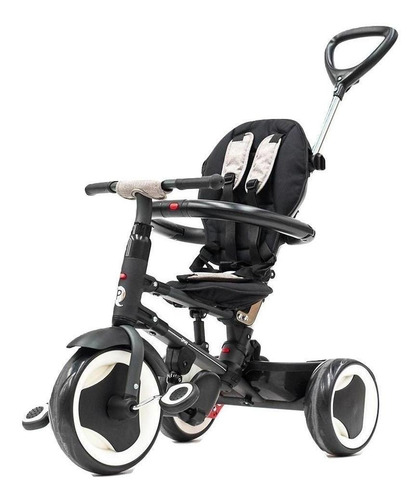 Triciclo Evolutivo Para Bebe Qplay Rito, Plegable,reclinable Color Gris Claro