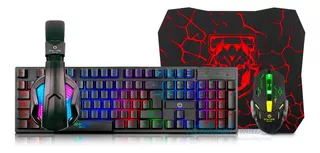 Kit Gamer 5 En 1 Bravio Enkore Luces Led + Envio Gratis