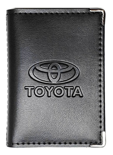 Porta Documentos P Toyota Em Couro Eco 