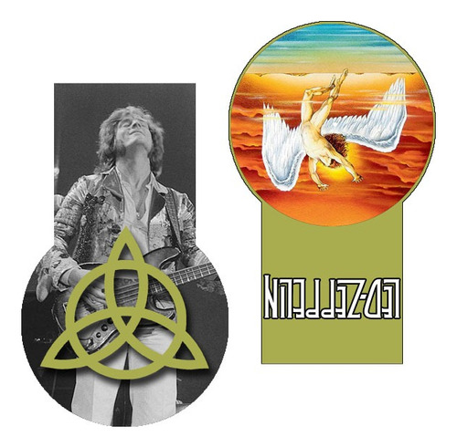 Marcador Magnético Personalizado Rock - Led Zeppelin