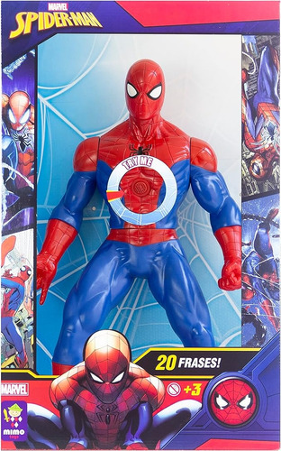 Muñeco Spiderman 20 Frases Mimo 58 Cm - Ditoys 00580