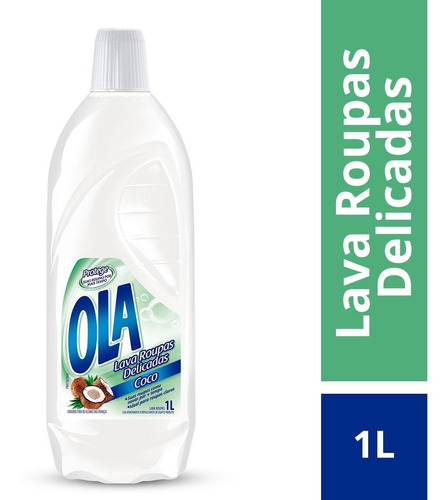 Sabão Líquido Ola Coco Para Roupas Finas E Delicadas 1l