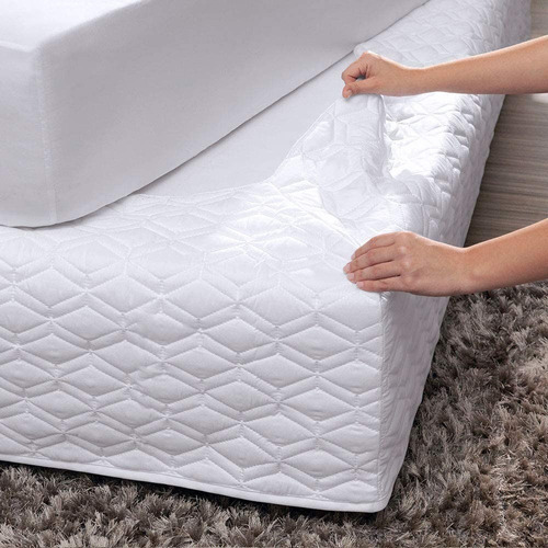 Saia Cama King Boulevard Easy Branco Altenburg Liso Tecido