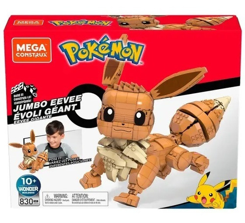 Eevee Jumbo Pokemon Mega Construx Gmd34