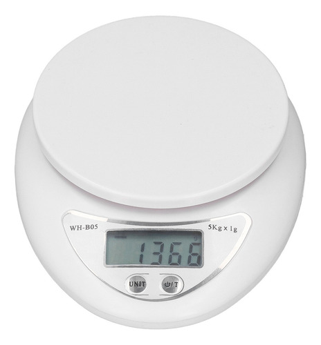 Báscula Digital Para Cocina Maximo 5 Kg Super Precisa 1 Gr.