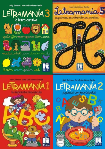 Pack Letramania 1-2-3 Y 5  ( 4libros )