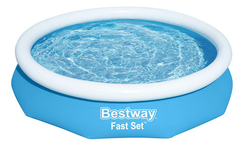 Bestway Piscina Inflable Redonda De 3.05m x 66 cm Fast S. Color Azul