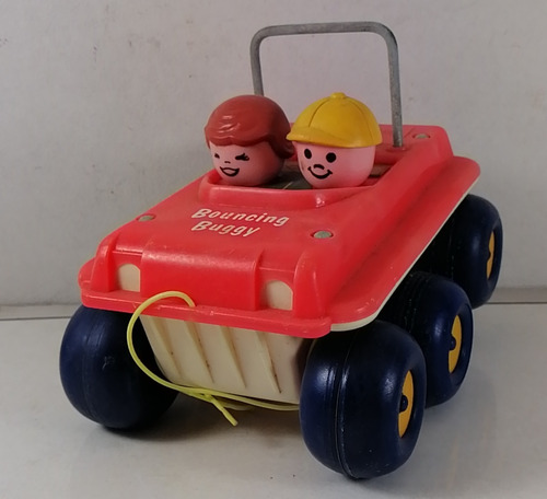 Juguetes Retro Carrito Boucing Boogie Ficher Price 1973 (Usado)