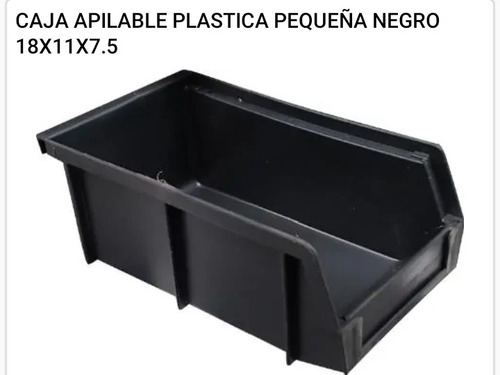 Caja Apilable Pequeña Color Negro