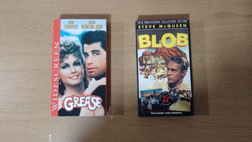 Grease Y Blobvhs De Colección 