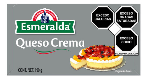 Queso Crema Esmeralda 190g